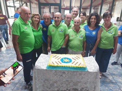 foto con la torta...