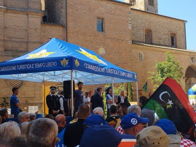 palco d'onore a Citta Della Pieve...