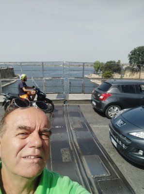 sul ponte elevatore...