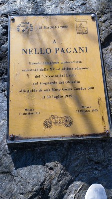 L'ultima volta che era stato sistemato la Targa sono passati qualche anno...